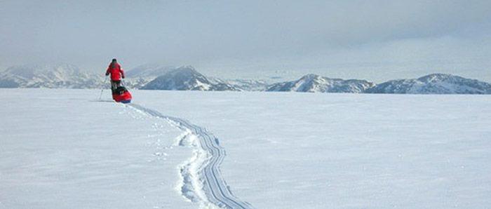 Engländerin alleine durch die Antarktis