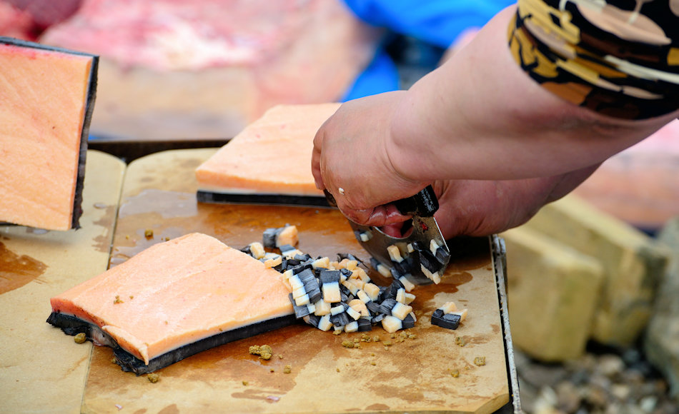 Ein wesentlicher Bestandteil des Abkommens wird das Management der Tiere im Schutzgebiet sein. Den lokalen Inuit wird diese Aufgabe übertragen und sichert so gleichzeitig die Ernährung der Gemeinden. Bild: Michael Wenger