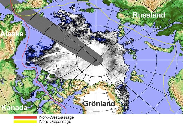 Beide nördlichen Seewege offen