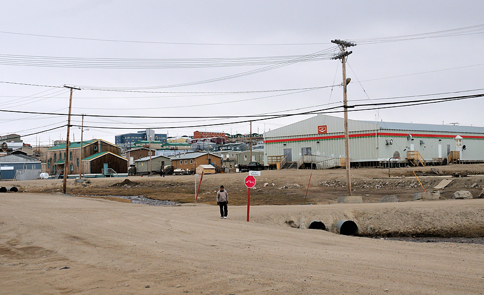 Regionale Unterschiede resultieren in verschiedenen Entwicklungsstadien arktischer Gemeinschaften. Beispielsweise sind kanadische Gemeinden besser mit der Aussenwelt und innerhalb des Staates besser vernetzt. Daher geht es den Mitgliedern dort im Vergleich zu anderen, eher abgelegenen Orten besser. Bild: Michael Wenger