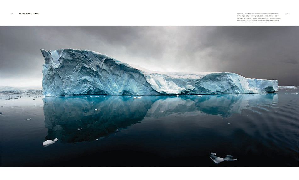 Tafeleisberg in der Antarktis.