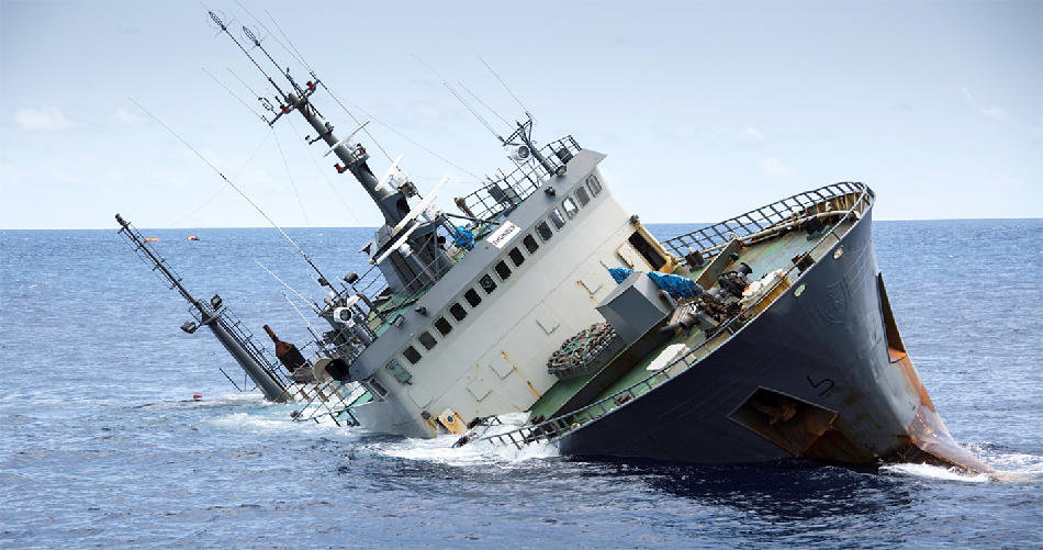 Um Beweise zu beseitigen wurde die Thunder von der eigenen Besatzung versenkt. Bild: Simon Ager