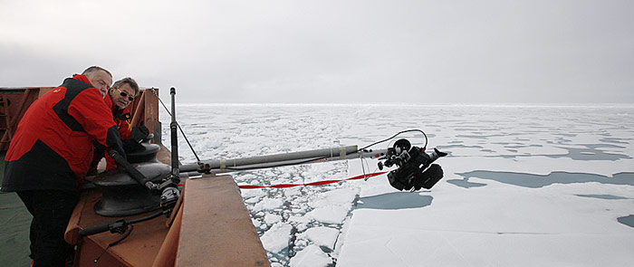 Eisbrecher-Filmaufnahmen